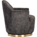 Casey Nono Shitake Swivel Lounge Chair, Swivel